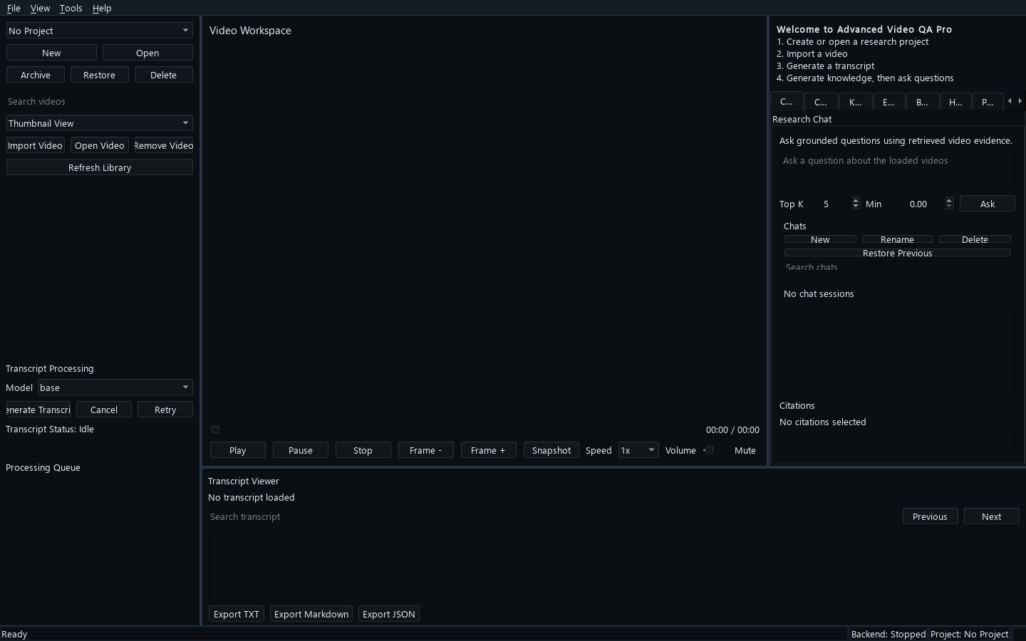 Advanced Video QA System