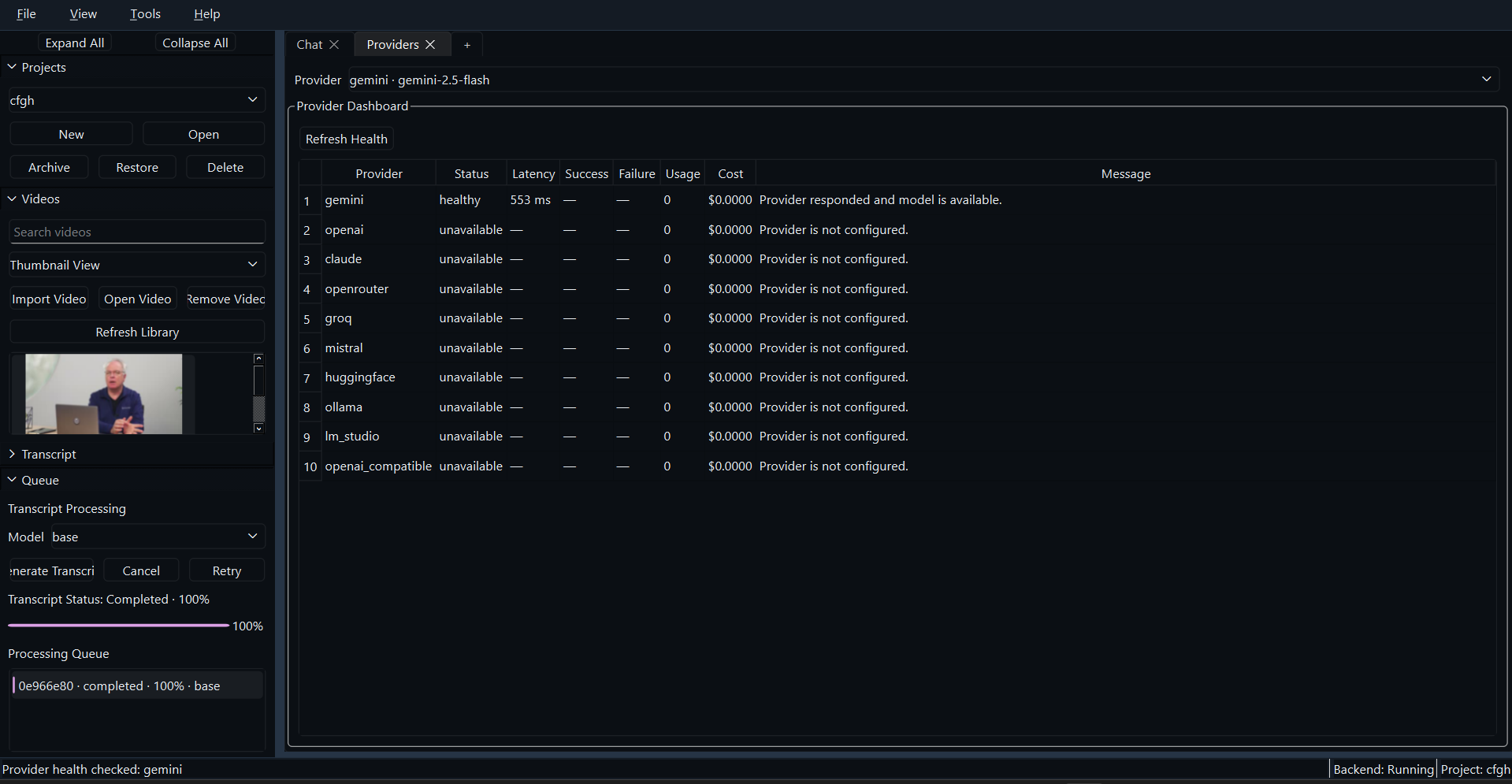 Advanced Video QA System Detail View 2