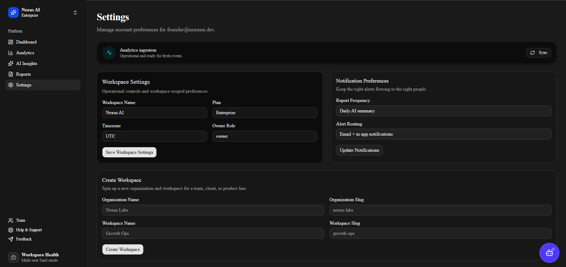 Nexus AI Ops Detail View 3